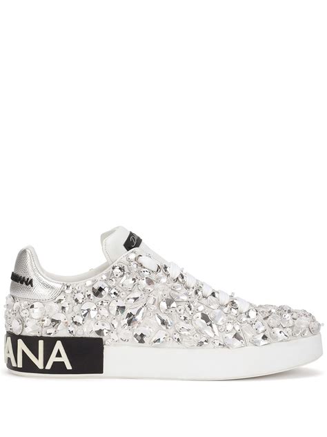 dolce and gabbana diamond sneakers